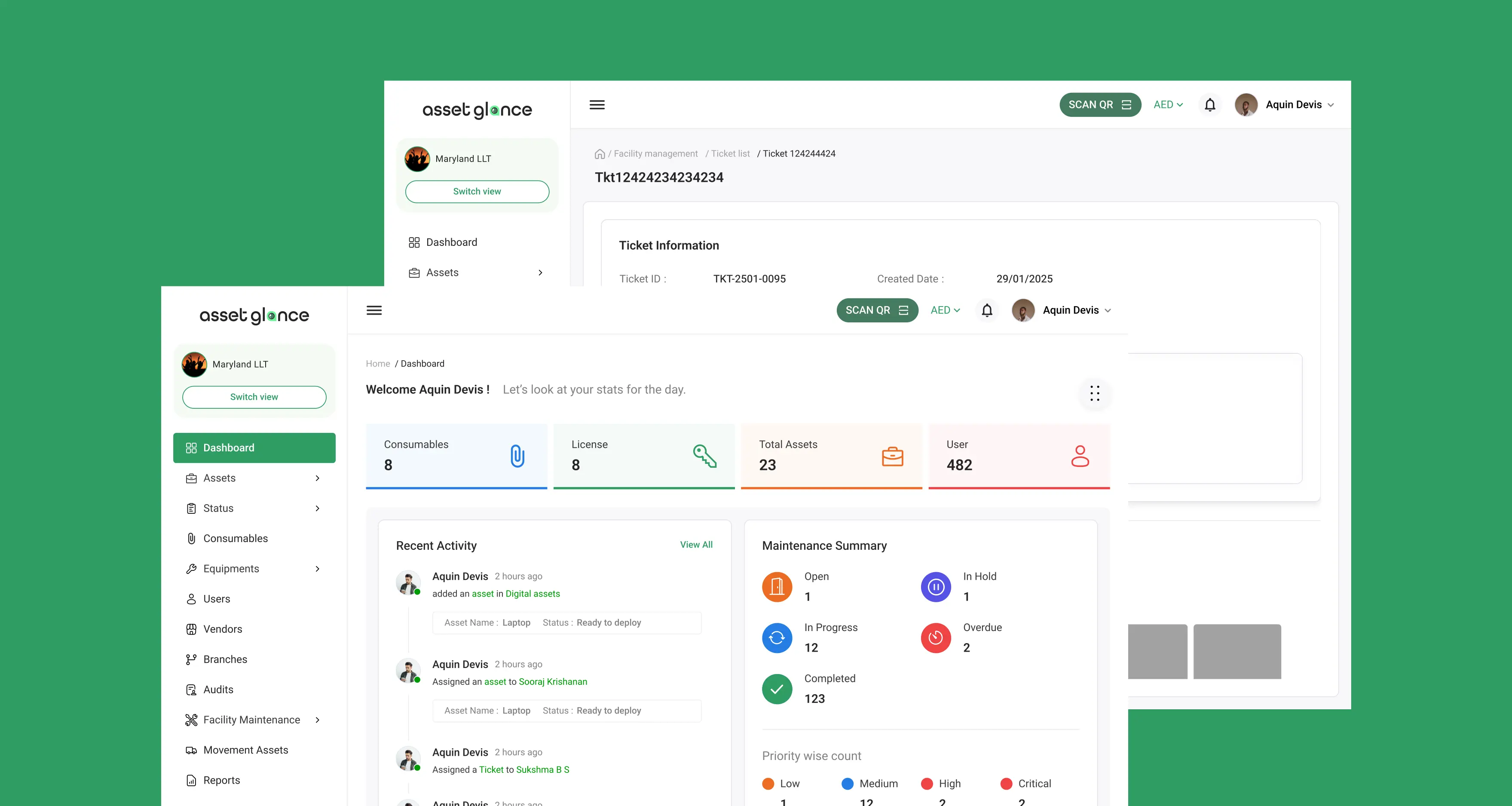 Asset Glance project